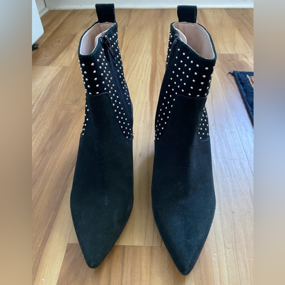 ZARA SUEDE ANKLE KITTEN HEEL BOOTS :D - Picture 3 of 16